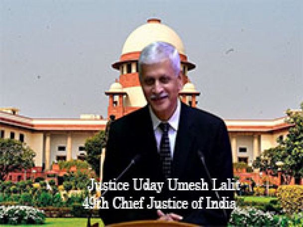 Justice Uday Umesh Lalit Appointed As 49th CJI Of India